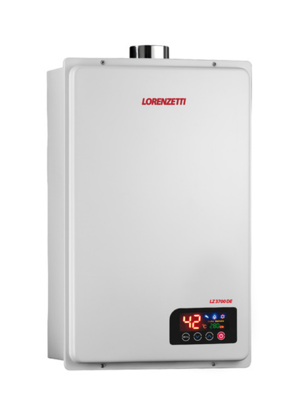 Aquecedor a gás moderno